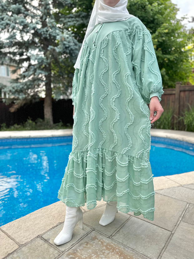 Mint Water Dress Loubutik Mint Water Dress Loubutik